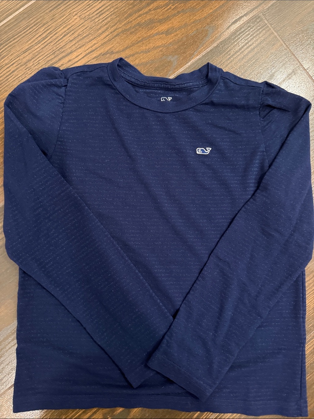 Vineyard Vines Navy Long Sleeve Tee for Kids